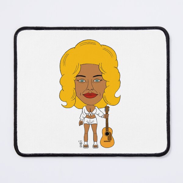 Item preview, A drawn portrait of Dolly in a white outfit. designed and sold by Eric Sintès.