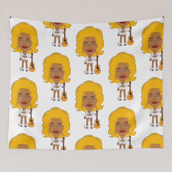 Item preview, A drawn portrait of Dolly in a white outfit. designed and sold by Eric Sintès.