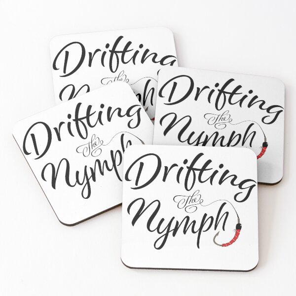 Item preview, "Drifting the Nymph" custom font illustration with blood worm. designed and sold by Art-Horizon.