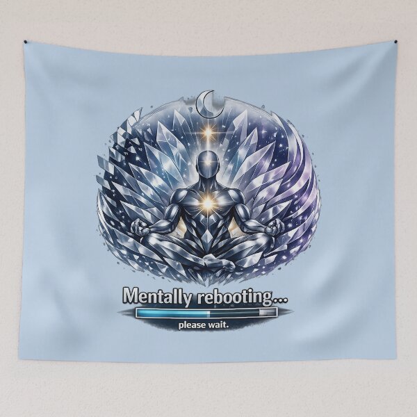 Item preview, Mentally Rebooting...Please Wait designed and sold by WeirdlyFitCo.