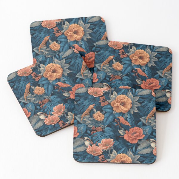 Item preview, Blooming Tropical Floral  - Botanical Garden Pattern  - Wedding Gift Ideas designed and sold by RoyalStarsPatts.