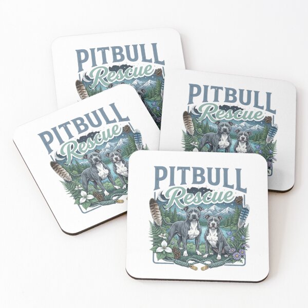Item preview,  Pitbull Rescue Nature design  designed and sold by My Pitbull Place.