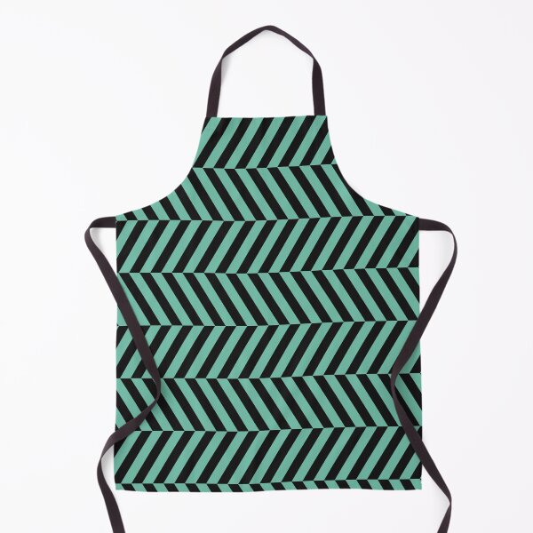 Item preview, Black And Pastel Green Herringbone Pattern designed and sold by pattern-archive.
