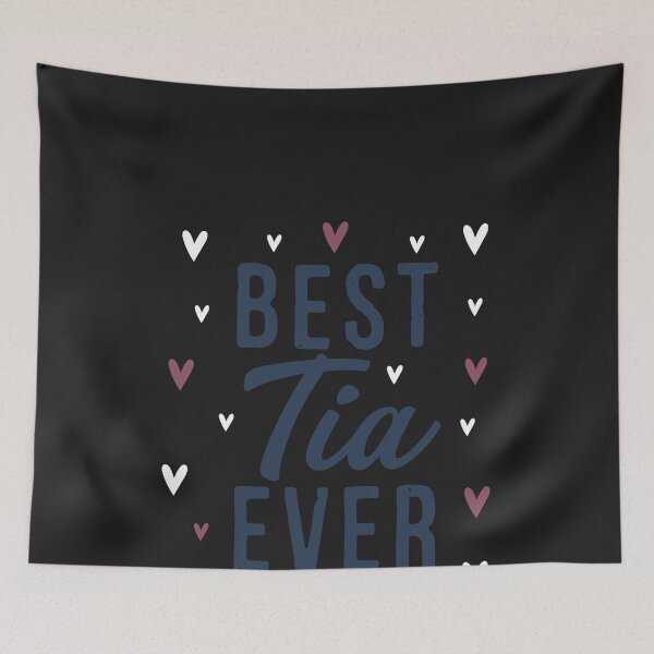 Item preview, Best Tia Ever Gifts Cute Love Heart Print T-Shirt designed and sold by CriseldaBruning.