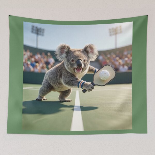 Item preview, Pickleball Koala designed and sold by Tridentulus.