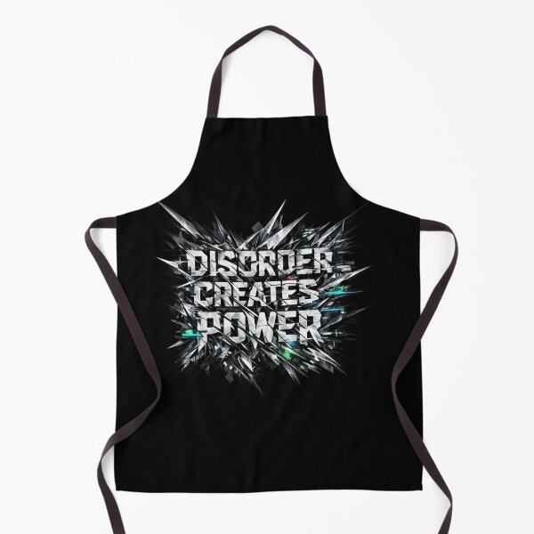 Item preview, Disorder Creates Power - Abstract Geometric Chaos Metalcore Design designed and sold by MKreative Studio.