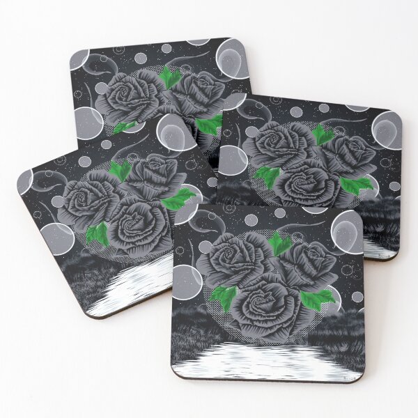 Item preview, Black Roses Under Night Sky designed and sold by Stacey's unpromised.