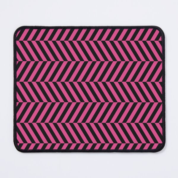 Item preview, Black And Hot Pink Herringbone Pattern designed and sold by pattern-archive.