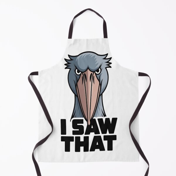 Item preview, Shoebill Stork – I Saw That Funny Exotic Bird Meme Design, Intense Bird Graphic designed and sold by Max Store.