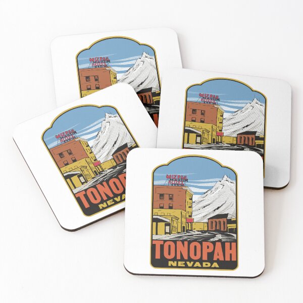 Item preview, Tonopah Nevada Retro Mountains designed and sold by HalpinDesign.