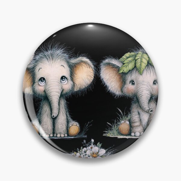 Item preview, Three small elephants  designed and sold by Palmtree94.