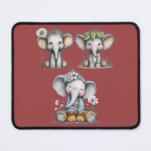 Item preview, Three small elephants  designed and sold by Palmtree94.