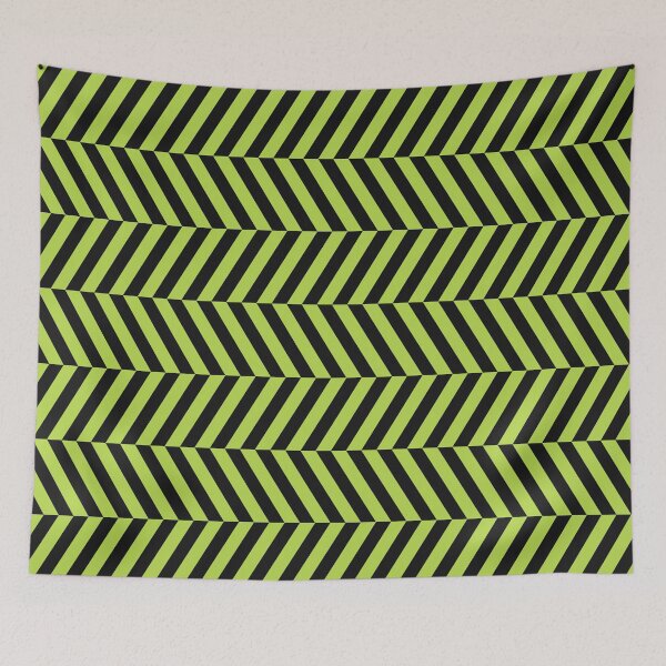 Item preview, Black And Lime Herringbone Pattern designed and sold by pattern-archive.