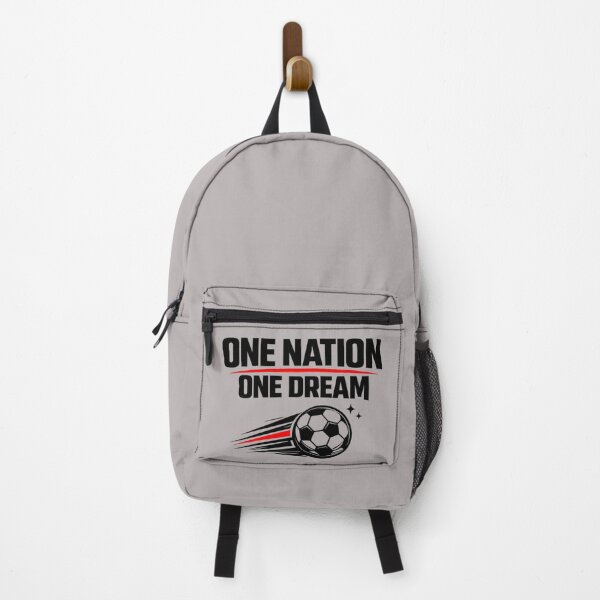 Item preview, One Nation One Dream Football Fan T-Shirt designed and sold by Black Signal.