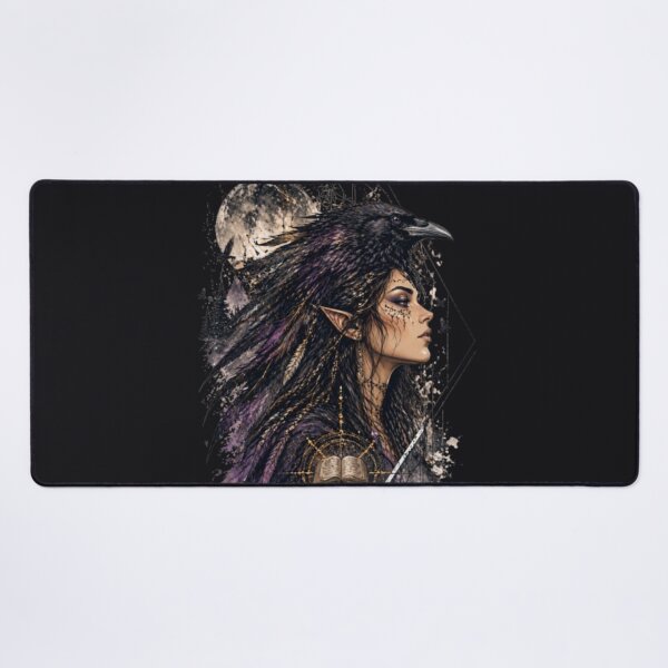 Item preview, The Power of Knowledge – Raven Spirit Dark Fantasy Art designed and sold by InnerwayStudio.