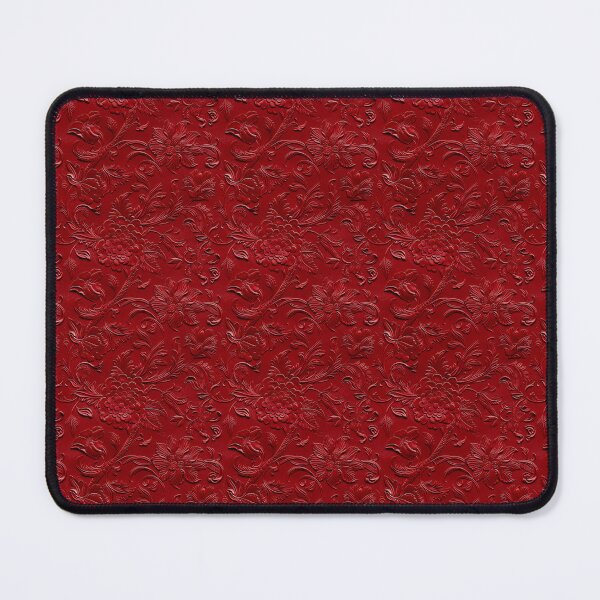 Item preview, Vintage Red Floral Embossed Pattern designed and sold by LouieVanille.