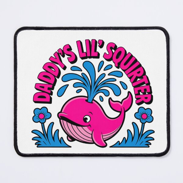 Item preview, Cute Riso Baby Whale with Water Fountain Art designed and sold by Bloomkept.