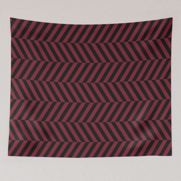 Item preview, Black And Red Herringbone Pattern designed and sold by pattern-archive.