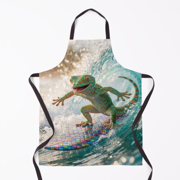 Item preview, Gecko Surfs the Waves designed and sold by Tridentulus.