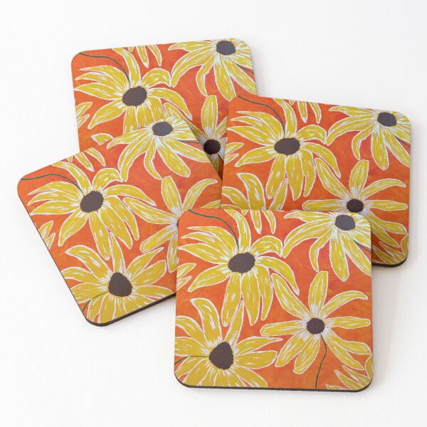 Item preview, Zingy Black Eye Daises  designed and sold by Ruth Breen Artwork .