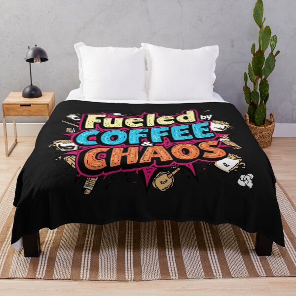 Item preview, Fueled by Coffee & Chaos designed and sold by Zakrytos ★★★★★.