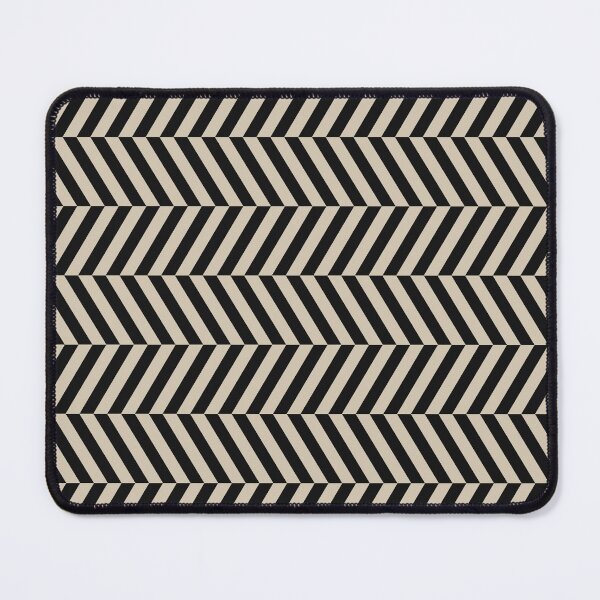 Item preview, Black And Sand Herringbone Pattern designed and sold by pattern-archive.