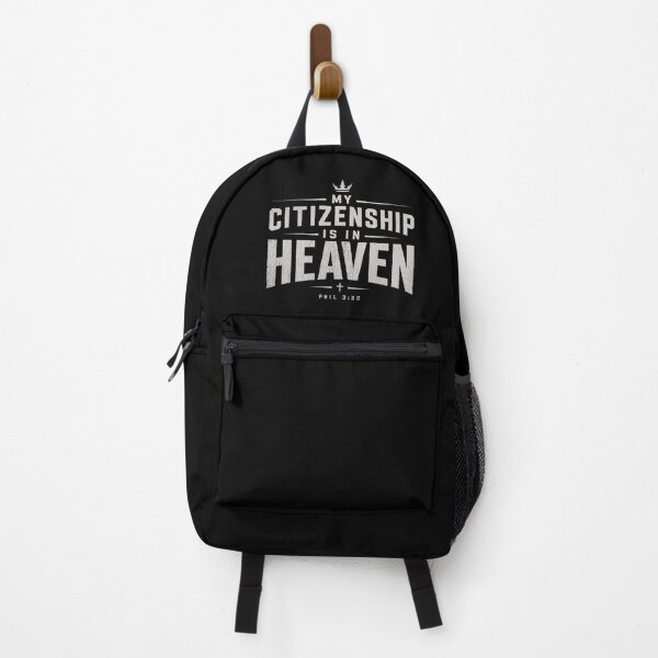 Item preview, “My Citizenship Is in Heaven” Philippians 3:20 Minimalist Faith Shirt designed and sold by Vreeke Outfitters.