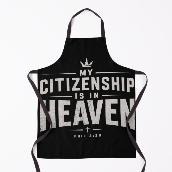 Item preview, “My Citizenship Is in Heaven” Philippians 3:20 Minimalist Faith Shirt designed and sold by Vreeke Outfitters.