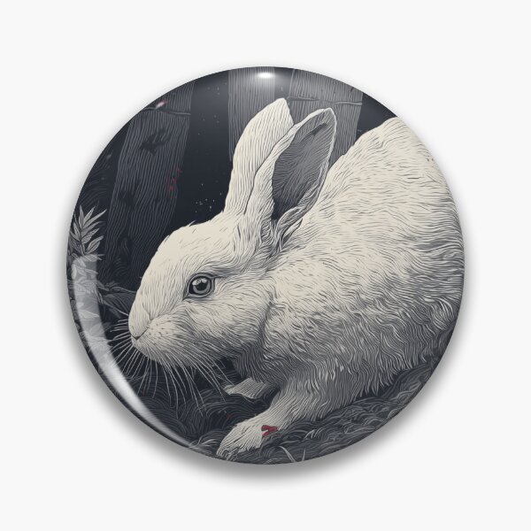 Item preview, Conejo blanco en el bosque designed and sold by Viviredsonja.
