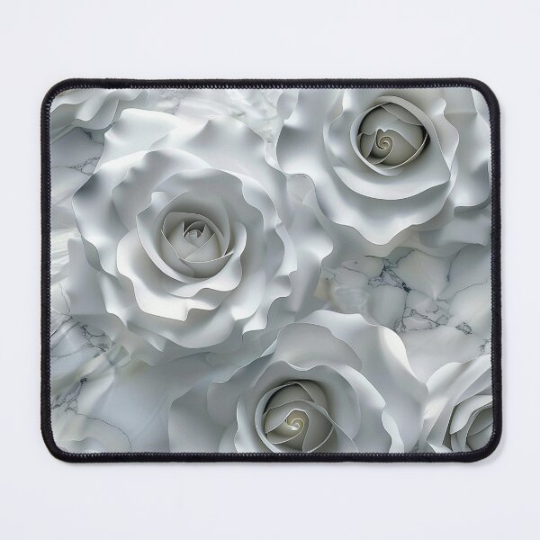 Item preview, White Roses – Minimal Luxury Floral Aesthetic designed and sold by VelvetThornsArt.