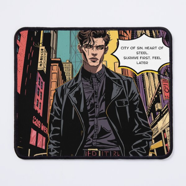 Item preview, City of Sin. Heart of Steel. Survive first. Feel later. designed and sold by Sixième Studio.