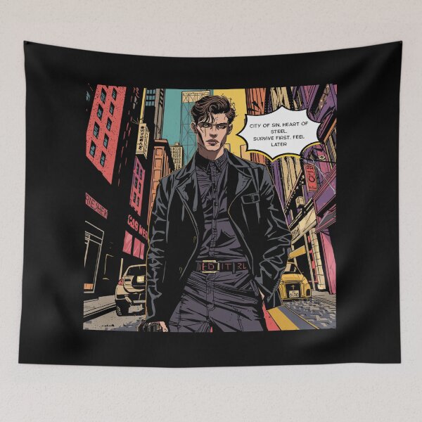 Item preview, City of Sin. Heart of Steel. Survive first. Feel later. designed and sold by Sixième Studio.