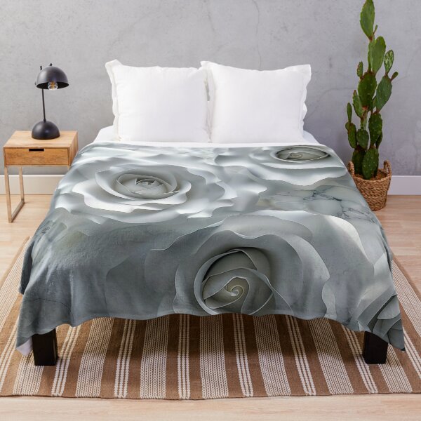 Item preview, White Roses – Minimal Luxury Floral Aesthetic designed and sold by VelvetThornsArt.