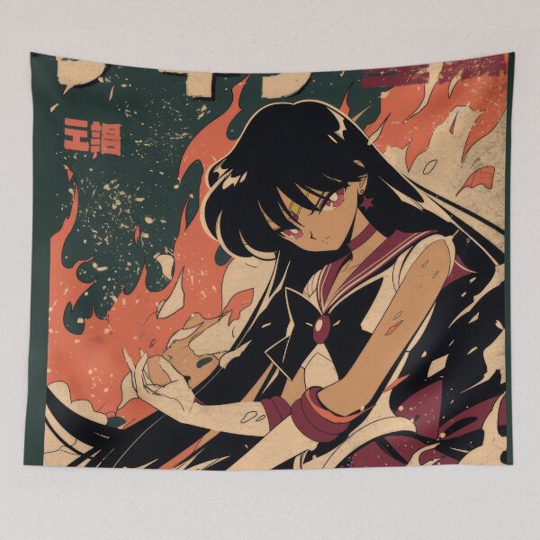 Item preview, Sailor Mars Retro Warned Blaze of Glory  designed and sold by AnimeArsenalPrints.