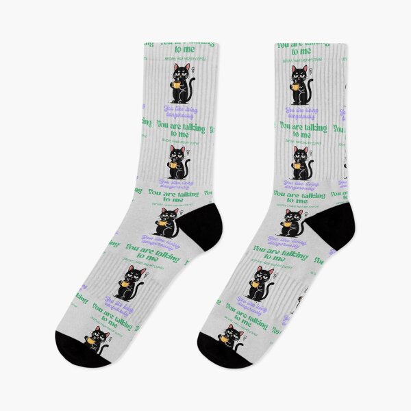Item preview, You are talking to me before I’ve had my coffee - you like living dangerously  designed and sold by Palmtree94.