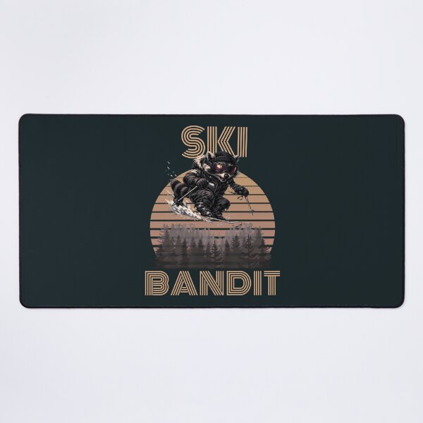 Item preview, Ski Bandit Raccoon Retro Sunset Skiing Animal Funny Winter Sports Design designed and sold by HOUSE OF TIST.