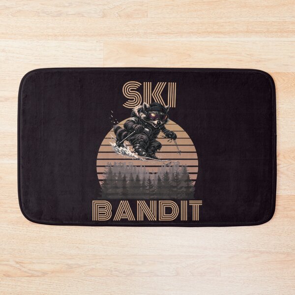 Item preview, Ski Bandit Raccoon Retro Sunset Skiing Animal Funny Winter Sports Design designed and sold by HOUSE OF TIST.
