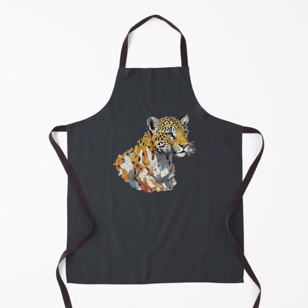 Item preview, Mayan Jaguar Mosaic – Modern Animal Art designed and sold by Tklezardesigns.