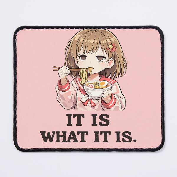 Item preview, Dark Humor Kawaii Anime Girl Dead Inside But Eating Ramen Meme Cute Gift designed and sold by Im-Ara.