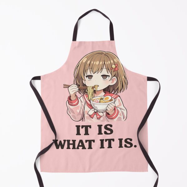 Item preview, Dark Humor Kawaii Anime Girl Dead Inside But Eating Ramen Meme Cute Gift designed and sold by Im-Ara.