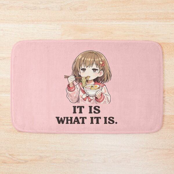 Item preview, Dark Humor Kawaii Anime Girl Dead Inside But Eating Ramen Meme Cute Gift designed and sold by Im-Ara.