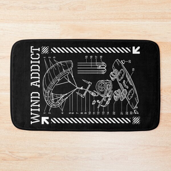 Item preview, Kiteboarding Kitesurfing Wind Addict Kite Surf Diagram designed and sold by GrandeDuc.
