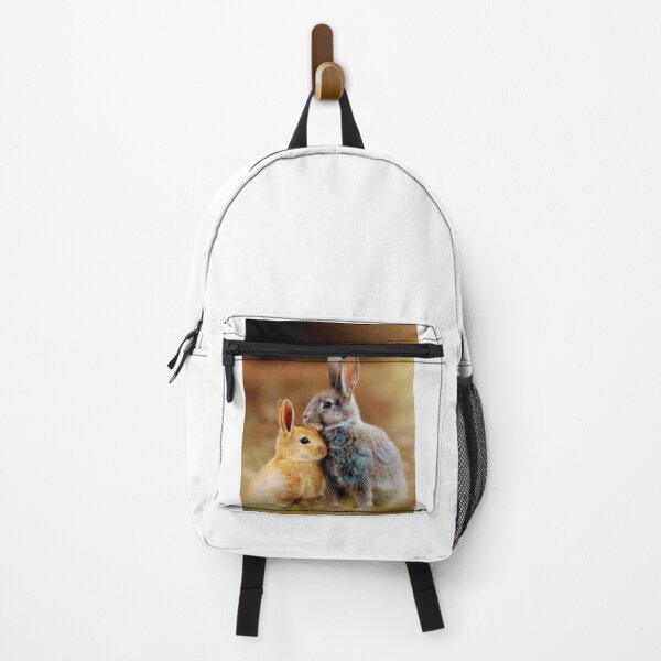Item preview, Cute Bunny Best Friends Aesthetic Art Print designed and sold by PixelVibe Art.