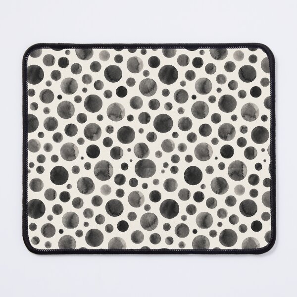 Item preview, Random Monochrome Black, Grey and White Watercolour Polkadots designed and sold by Autistamatic.