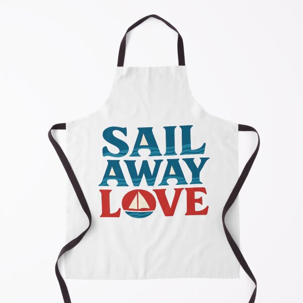 Item preview, “Sail Away Love” Nautical Typography Art | Romantic Ocean Design for Beach & Travel Lovers designed and sold by Bright Nest Studio.