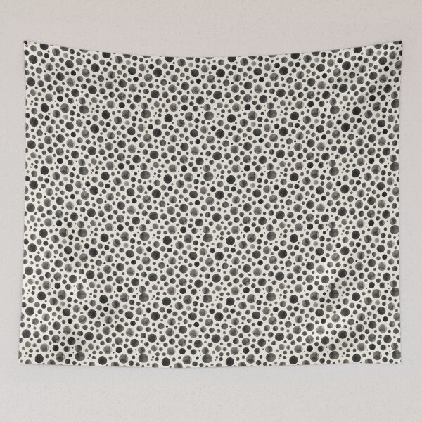 Item preview, Random Monochrome Black, Grey and White Watercolour Polkadots designed and sold by Autistamatic.
