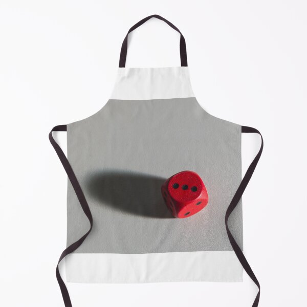 Item preview, Red Game Die Casting a Long Shadow on a White Surface, Symbolizing Chance and Luck designed and sold by Nmallia.