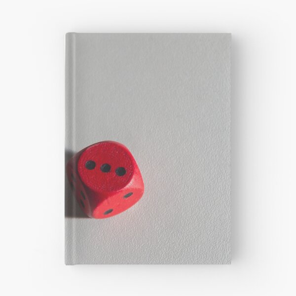 Item preview, Red Game Die Casting a Long Shadow on a White Surface, Symbolizing Chance and Luck designed and sold by Nmallia.