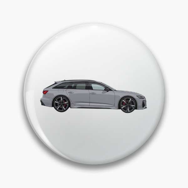 Item preview, White Performance Estate Side View Vector Art designed and sold by NikksGarage.
