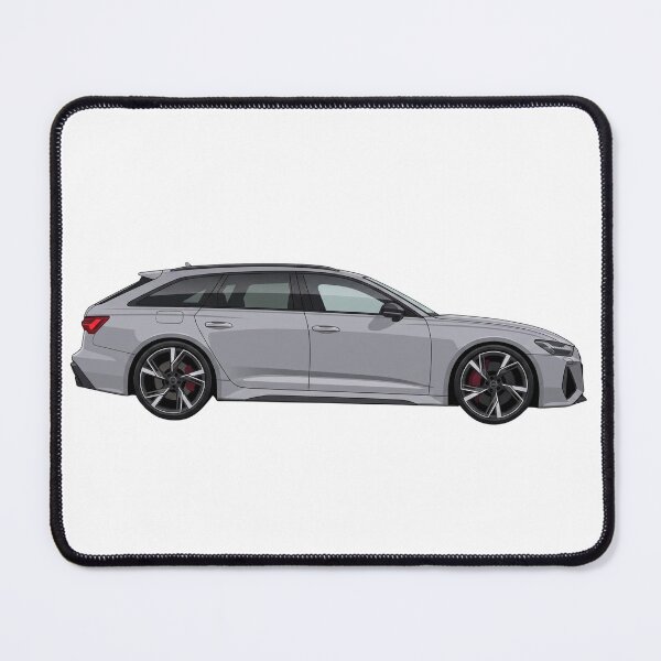 Item preview, White Performance Estate Side View Vector Art designed and sold by NikksGarage.